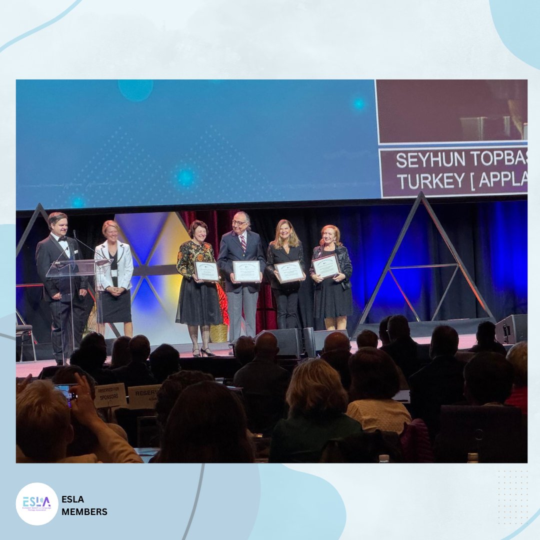 ESLA Europe (@eslaeurope) on Twitter photo Inspiring ESLA Members ✨🌎
Congratulations to Professors <a href="/ilknurmavis/">ilknur maviş</a> , Professor <a href="/SeyhunTopbas/">Seyhun Topbas</a> from <a href="/DernekDkt/">Dil ve Konuşma Terapistleri Derneği</a> who received an award from <a href="/ASHAWeb/">ASHA</a> , for their remarkable contributions to Speech-Language Pathology (SLP) globally,
Congratulations! 👏 Inspiring ESLA Members ✨🌎
Congratulations to Professors <a href="/ilknurmavis/">ilknur maviş</a> , Professor <a href="/SeyhunTopbas/">Seyhun Topbas</a> from <a href="/DernekDkt/">Dil ve Konuşma Terapistleri Derneği</a> who received an award from <a href="/ASHAWeb/">ASHA</a> , for their remarkable contributions to Speech-Language Pathology (SLP) globally,
Congratulations! 👏