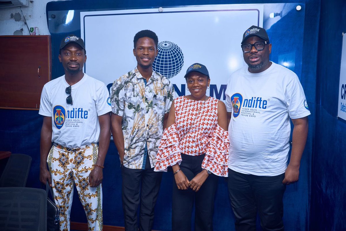 nigerdeltafest's tweet photo. Earlier this morning, we arrived at Crown radio station, 89.9 FM, to inform the public of our forthcoming Niger Delta Festival, scheduled to take place b/w the 20th-22nd of Dec, 24, at Warri city, Nigeria. We are excited of the feedback we’ve received so far. 

Join us tomorrow! https://t.co/LBPt8R5QXS