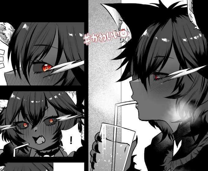 Skebありがとうございました!
黒肌ケモ可愛い……可愛い…… 