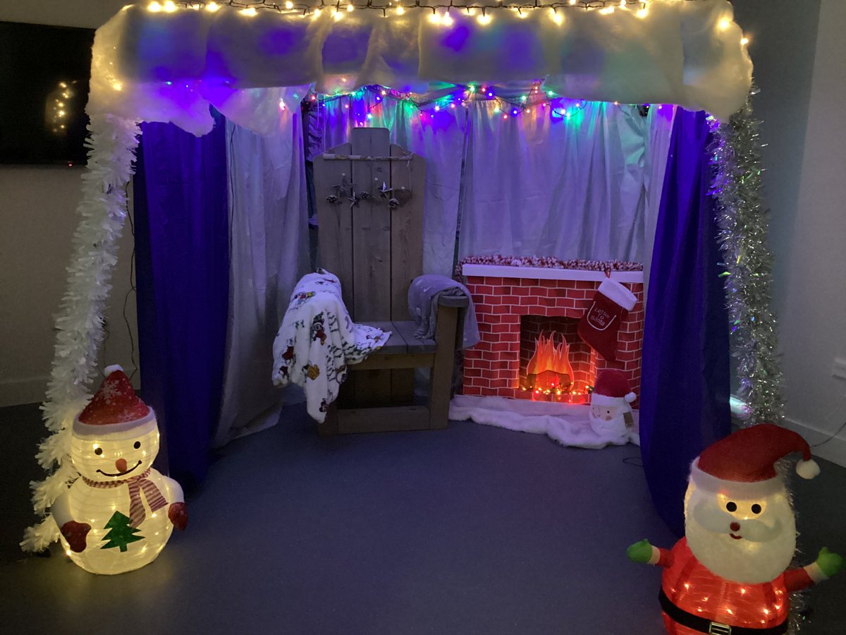 All set up and hoping for a special visitor later today 🎅