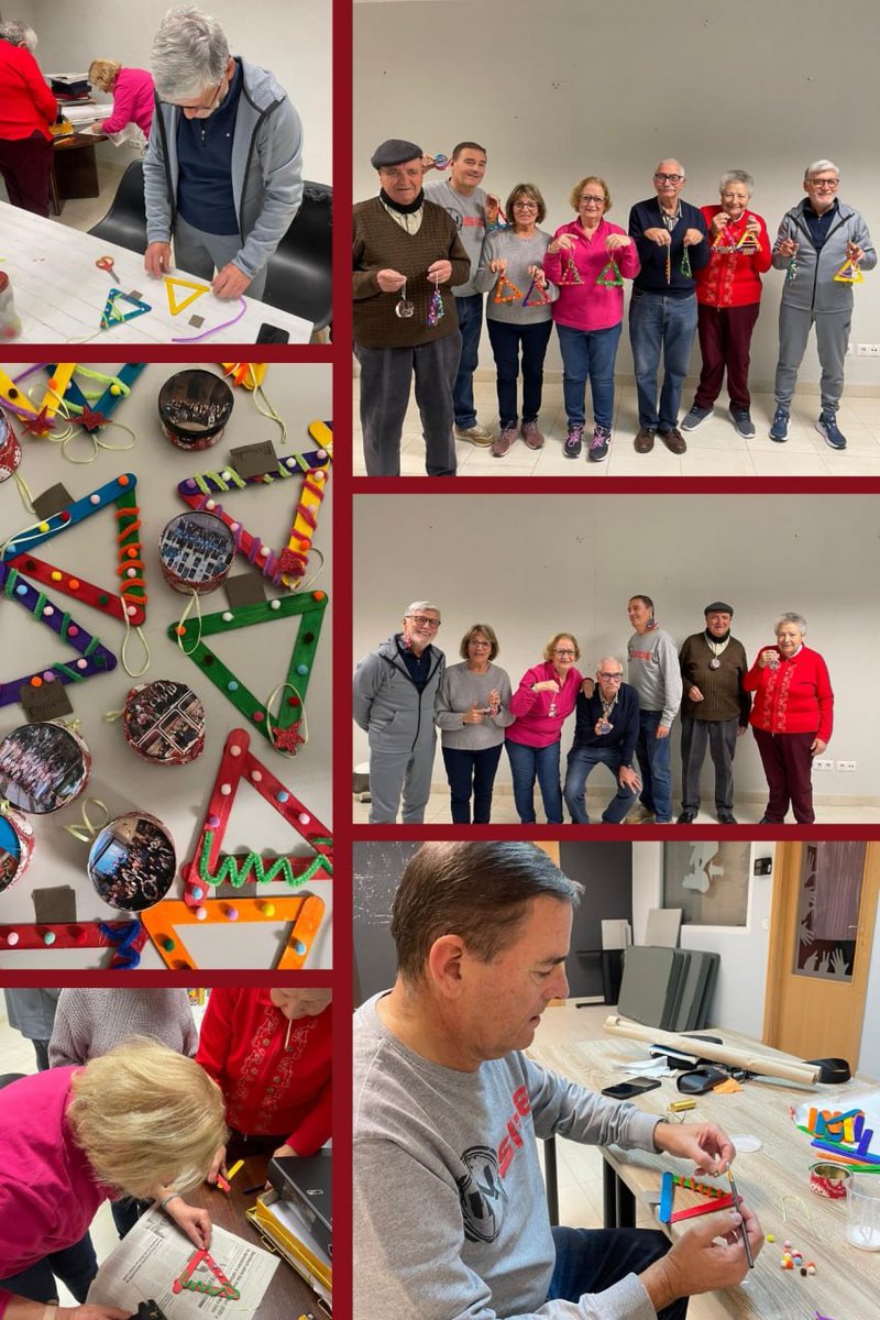 🟦 La #Navidad también está presente en muchas de las actividades que se realizan en las entidades que forman parte de #FESORDCV.
En esta ocasión en el Taller de Estimulació Cognitiva realizado en #APESOCAS se han realizado actividades decorativas con temática navideña.
--
🟧 El