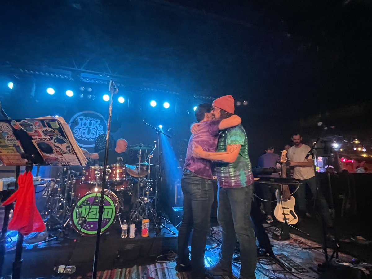 A true jamband bromance. 🫶

Many claim that <a href="/ry_storm/">Ryan Storm</a> and <a href="/JamBandJovi/">Mike Moroski</a> are the same person separated by 23 years and that if they were the same age a singularity would be caused if they were in the same room. 🕳️

And they’d probably kill each other instead of love each other. ❤️