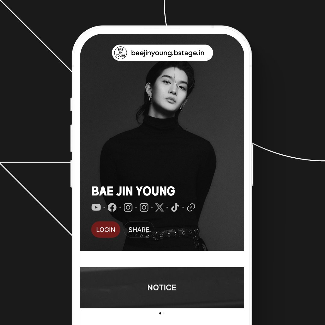 📢 BAE JIN YOUNG is on b.stage!
🔗 baejinyoung.bstage.in

2024. 12. 20 9AM KST
배진영 비스테이지 오픈🎉

1:1 TALK부터 실시간 라이브까지 비스테이지 팝(POP)으로 글로벌 팬덤과 더 가까이 소통해요.
🎫이용권 구매하기: baejinyoung.bstage.in/shop/kr/produc…

비스테이지로 배진영의 모든 것을 가장 먼저