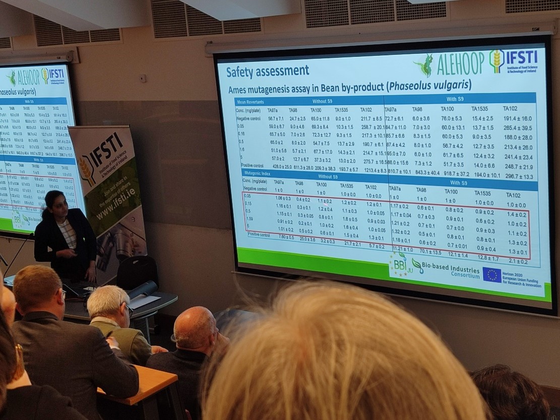 Exciting News! 🌟

Hitika Shah from <a href="/WeAreTUDublin/">TU Dublin / OT Baile Átha Cliath</a> presented “Safety evaluation of the proteins extracted from bean by-products” at the IFSTI 52nd Annual Food Science and Technology Conference on Dec 11-12, 2024, at UCD. 📅🏫

Proud to showcase ALEHOOP's innovations! 🌱🔬