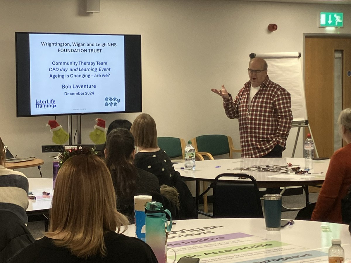 Our annual CTT away day in under way! We start the day with Ageing is Changing training from LaterLifeTraining