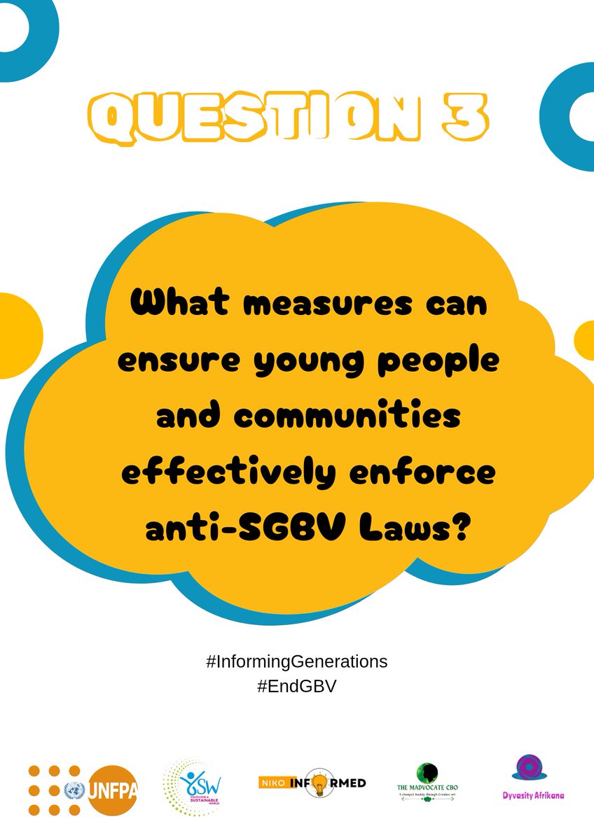 Niko Informed (@nikoinformed) on Twitter photo QUESTION THREE
#InformingGenerations #EndGBV
<a href="/UNFPAKen/">UNFPA Kenya</a> <a href="/YSW_Kenya/">YSW_ Kenya</a> <a href="/MadvocateCbo/">The Madvocate CBO</a> <a href="/DyvasityAfrikan/">DYVASITY AFRIKANA</a> QUESTION THREE
#InformingGenerations #EndGBV
<a href="/UNFPAKen/">UNFPA Kenya</a> <a href="/YSW_Kenya/">YSW_ Kenya</a> <a href="/MadvocateCbo/">The Madvocate CBO</a> <a href="/DyvasityAfrikan/">DYVASITY AFRIKANA</a>