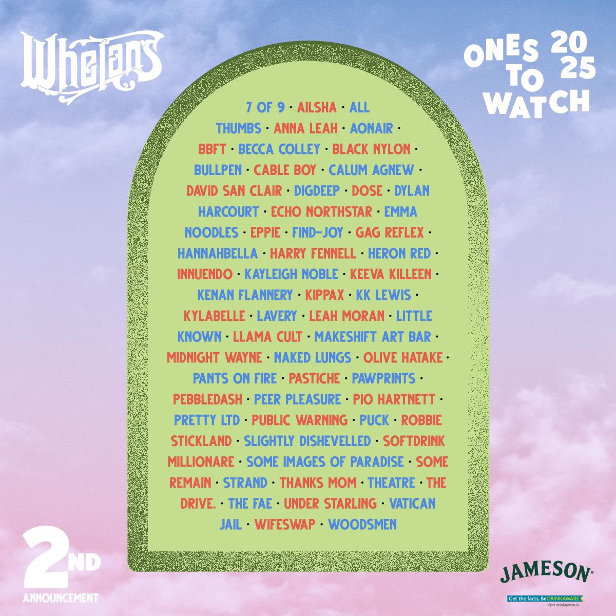SOS Artists (@sosartistsmgmt) on Twitter photo #pebbledash <a href="/hannahbella_mp3/">HANNAHBELLA</a> and <a href="/WhoisPastiche/">Pastiche</a> will all perform early next year at Whelan’s One’s To Watch 2025 ⭐️📍
Official dates and times to follow !
#sosartistsmgmt
<a href="/whelanslive/">Whelan's</a> #pebbledash <a href="/hannahbella_mp3/">HANNAHBELLA</a> and <a href="/WhoisPastiche/">Pastiche</a> will all perform early next year at Whelan’s One’s To Watch 2025 ⭐️📍
Official dates and times to follow !
#sosartistsmgmt
<a href="/whelanslive/">Whelan's</a>