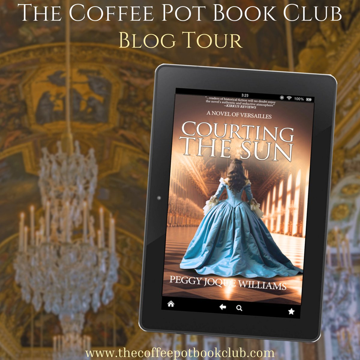 leftontheshelf1's tweet image. Today I am on the #blogtour with Courting the Sun by Peggy Joque Williams and I&apos;ve an #excerpt #extract 
tinyurl.com/5ycw5u2r

@cathiedunn #HistoricalFiction #Versailles #LouisXIV #BlogTour #TheCoffeePotBookClub #BookTwitter #booklovers #ReadersCommunity #bookbloggers #bookX