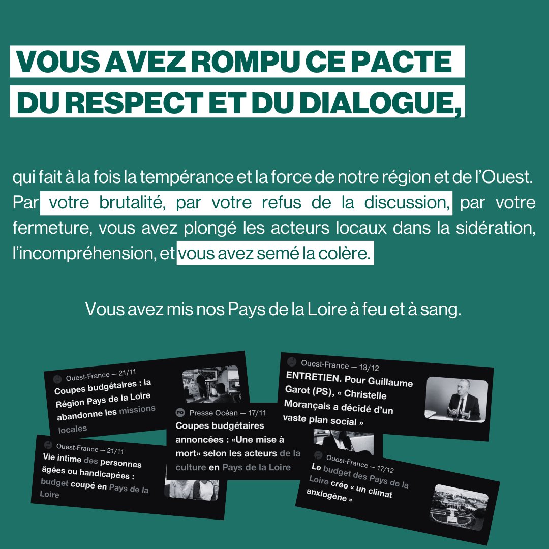 #budget #MaRégionEnDanger

👉 Intervention de <a href="/guillaumegarot/">Guillaume GAROT</a>  ce matin à l'ouverture de la session budgétaire du Conseil régional des Pays de la Loire