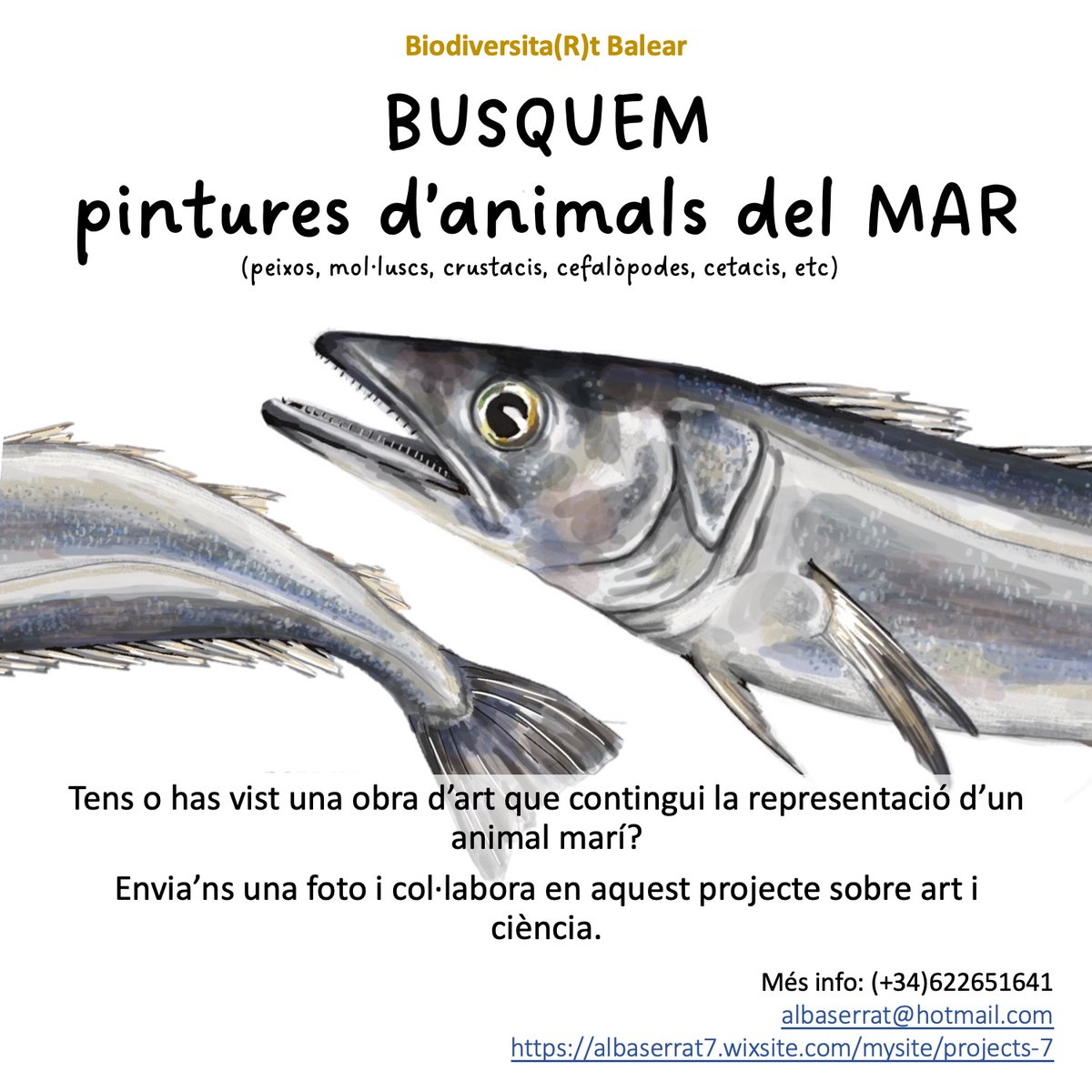 LAST CALL! Vull fer un inventari taxonómic de la biodiversitat present a les obres d'art pictóric. M'ajudes?