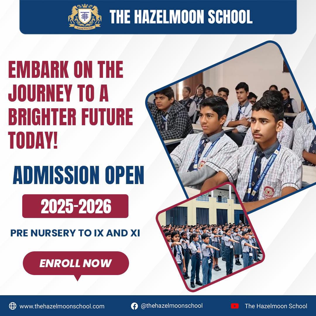 HazelmoonSchool's tweet image. "Shape your child’s future with us. Enroll today!"

#thms #admissions #enrollnow
