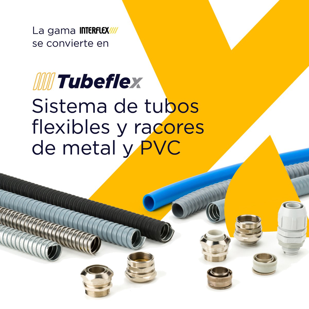 INTERFLEX_SL's tweet image. INTERFLEX Tubos ahora pasa a llamarse Tubeflex. 
Este cambio de nombre refleja nuestra evolución y compromiso con la innovación, manteniendo siempre la calidad y confianza que caracterizan nuestros productos fabricados. ¡Nos renovamos para seguir ofreciendo lo mejor!