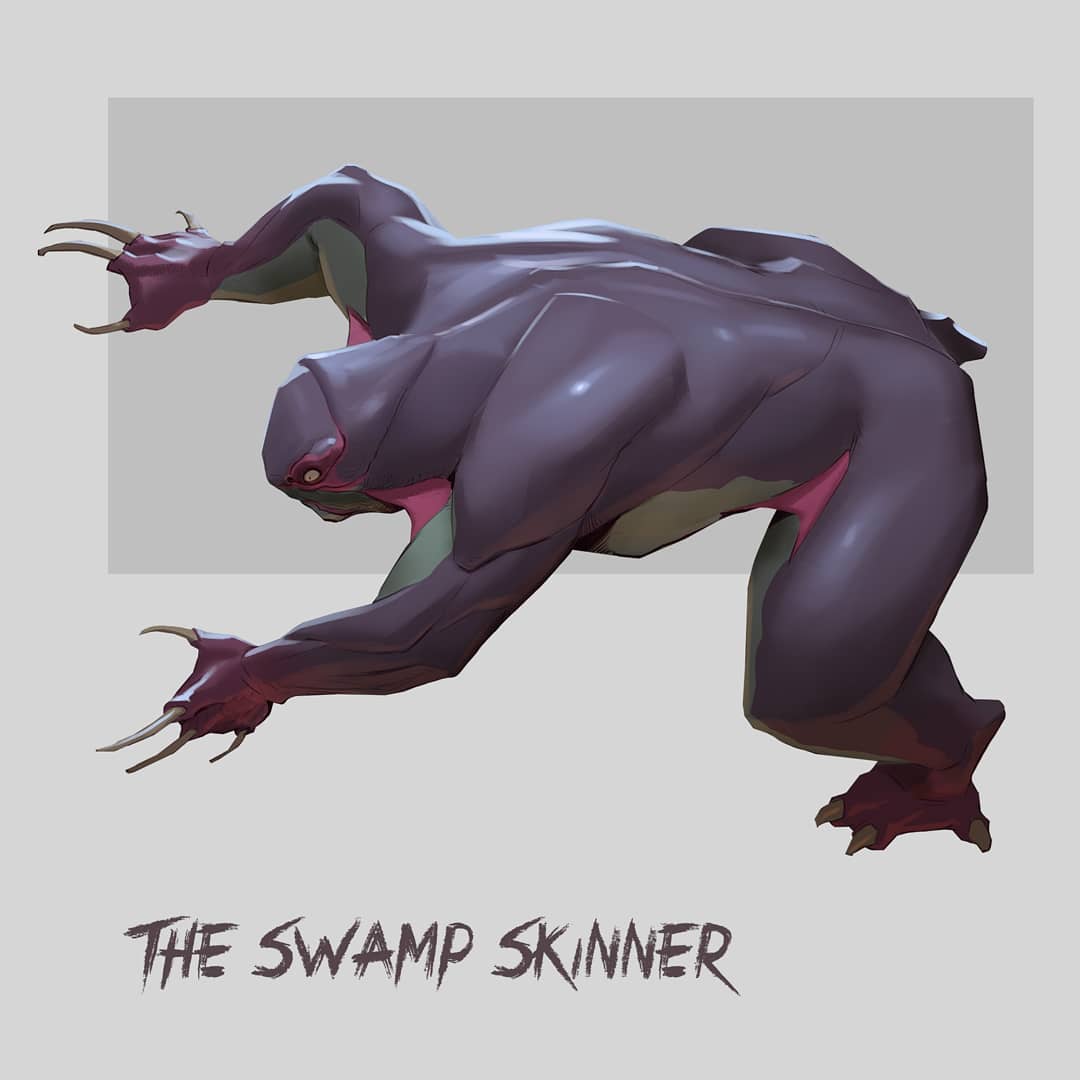 Goat_Knuckle's tweet photo. Emerging from the shadows of the swamp, it moves with a predatory grace. A creature born of murk and mystery, where survival is an art and fear is its canvas https://t.co/NvscK7xwCo