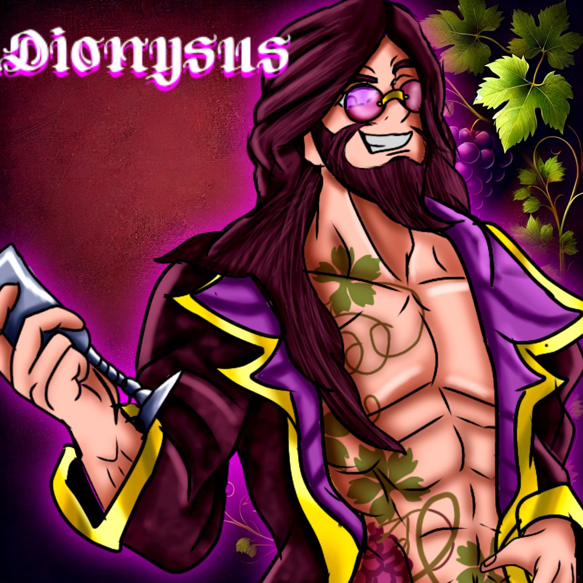 Samwise54147's tweet photo. The God Of Wine: Dionysus!!!!🍇🍇🍇

#greekgod #fanart #art https://t.co/j52kE1TQnS