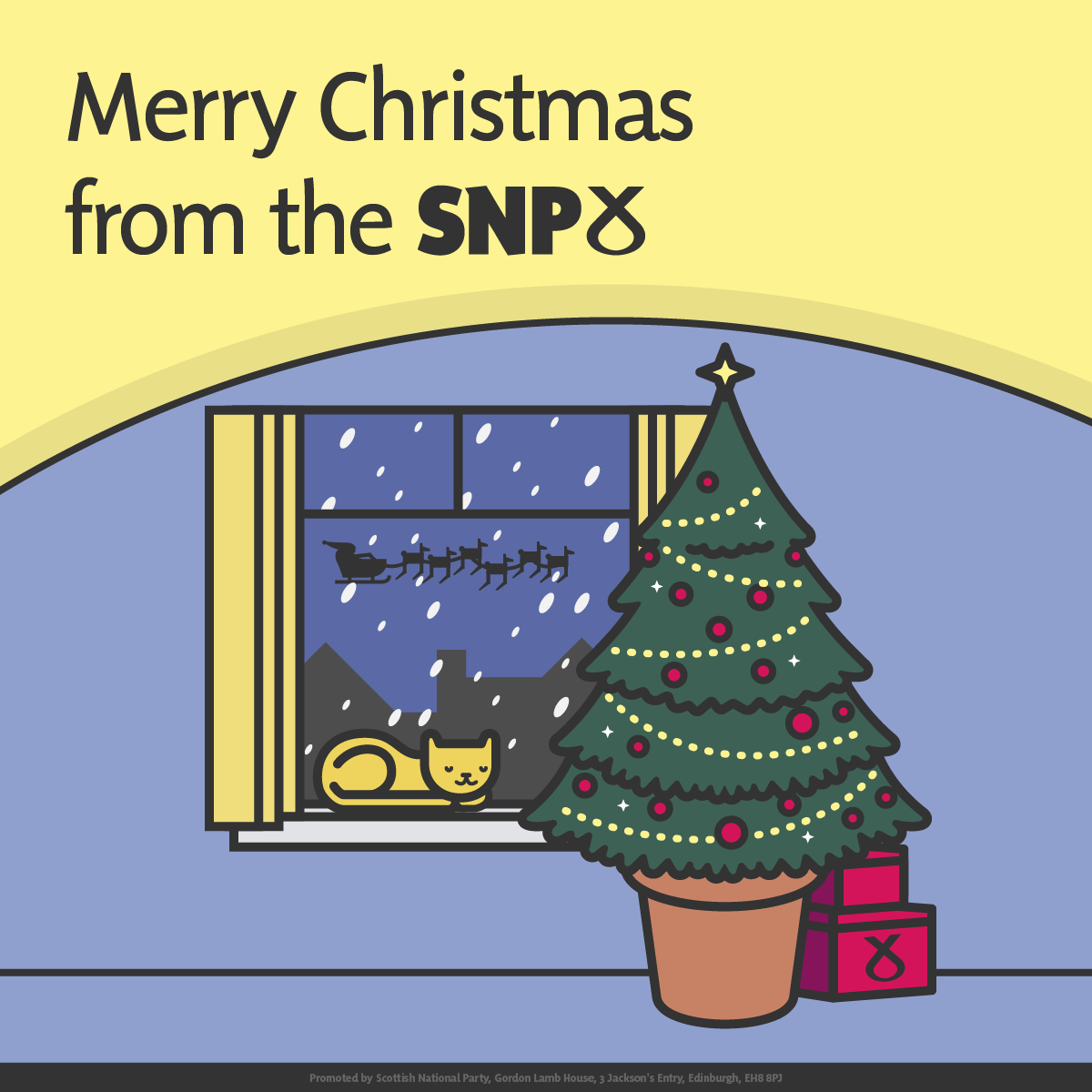 The SNP tweet media