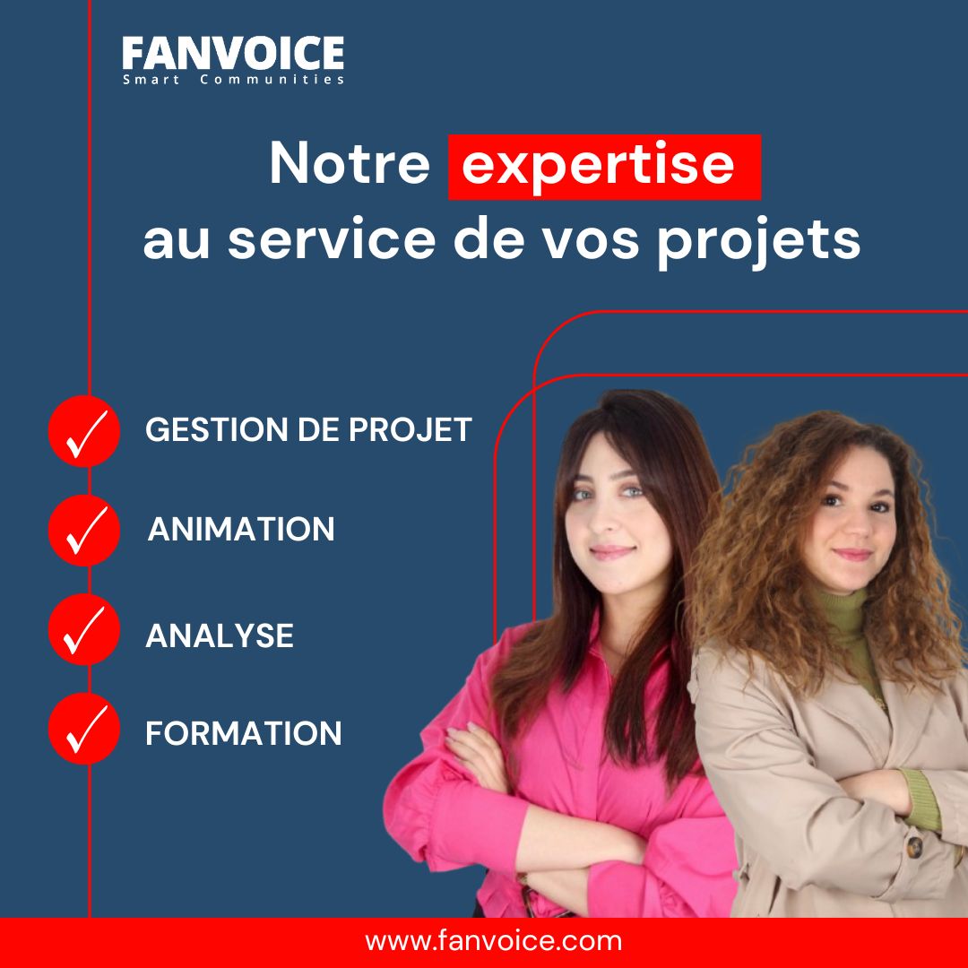 💡Notre expertise au #service de vos #projets

✅Chez #Fanvoice, nos #experts vous accompagnent à chaque étape pour transformer vos projets en succès.
Méthodologies sur mesure, #conseils avisés, et #formation.