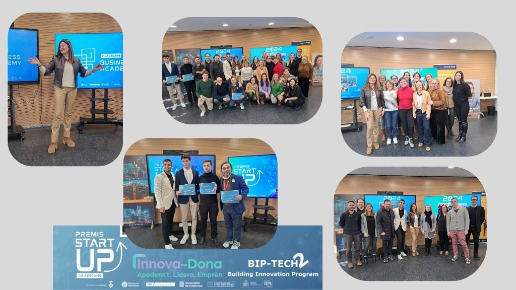 BlocEmpresarial's tweet photo. 👏Reviu la cloenda dels programes #InnovaDona, #Biptech i entrega dels 🏆premis StartUp.
Entrega dels diplomes i acreditacions a les persones participants per part de Joana Sánchez, Tinenta d’alcaldessa d’empreses i Turisme.
⏰17/12/24
📍CUBIC
🔗https://t.co/bHVPt44jOK https://t.co/x5BSMGZ1ku