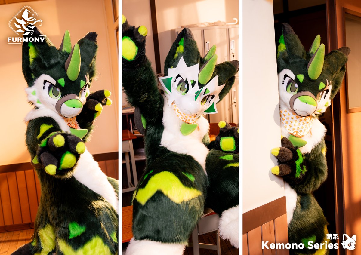furmony's tweet photo. 「New Commission Finished」  
"The shadows of the past have long faded. Now, this place is finally my stage alone."  

#furry #fursuit #furmony #鸿萌造物 https://t.co/SMZ90MvA6y