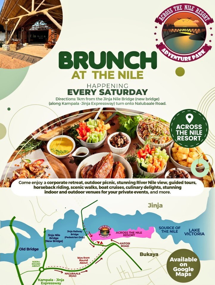 AcrossTheNileUG's tweet photo. Our Saturday Brunch offers an exciting mix of fun activities: boat cruises in the Nile, horseback riding, live DJ mixes, and affordable meals. For bookings or inquiries, contact 0705405457.

#BrunchAtTheNile #AcrossTheNileResort https://t.co/U6DQiUXu1C