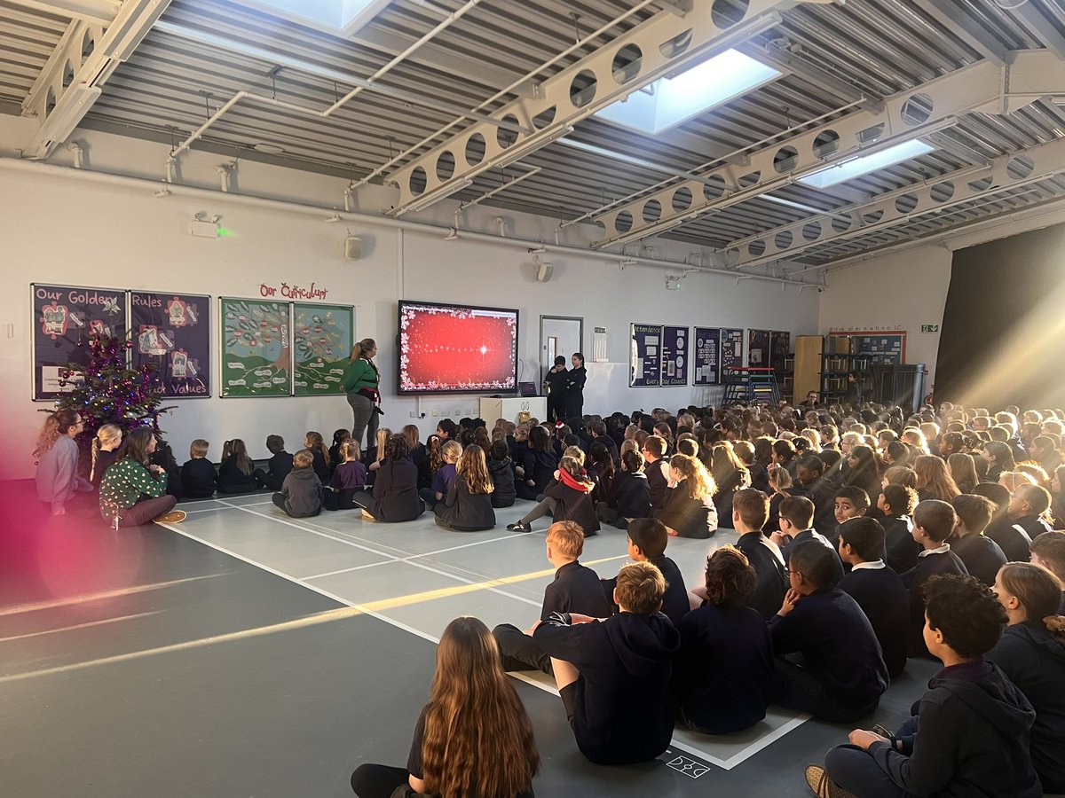 Lovely to hear our whole school n full song,  belting their hearts out this morning with Mrs Mel.  #musicisthestrongestformofmagic