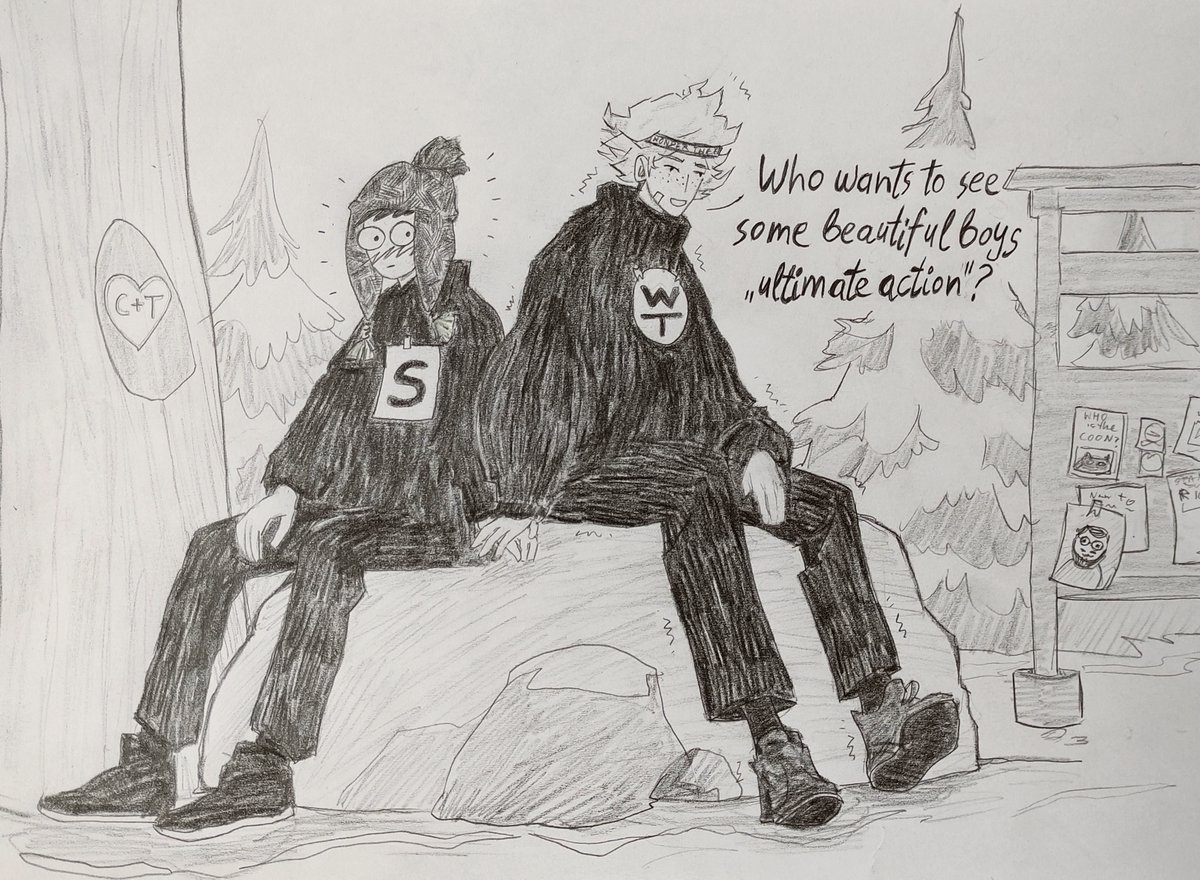 DucksAreDead's tweet photo. “Who wants to see some beautiful boys ultimate action?” Please, don't tell me this mf is shy.😎Thank you @baguantte for feeding me TFBW game voice lines💖
ps I believe in tall Wonder Tweek supremacy

#spcreek #tweektweak #sptweek #wondertweek #supercraig #spcraig #southparkfanart https://t.co/72PpgGL0nL