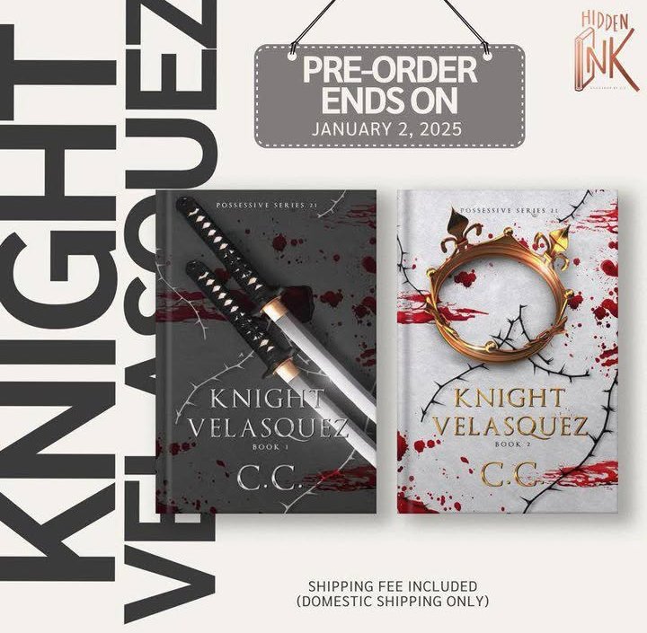 teamcecelib's tweet image. Good news, CCbells! 

The pre-order date for Knight Velasquez Self-pub book has been extended until January 2, 2025. 🤍

Thanks, Inang C.C. 🫶

#KnightVelasquez #SelfPub #BookUpdate