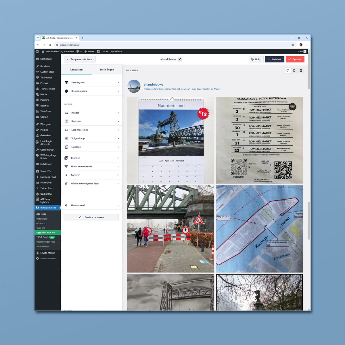Update voor de webpagina met sociale media berichten van het #Noordereiland. Alle nieuwe berichten komen er weer automatisch op te staan. 💻🆕
Zie: noordereiland.org/social-media/
