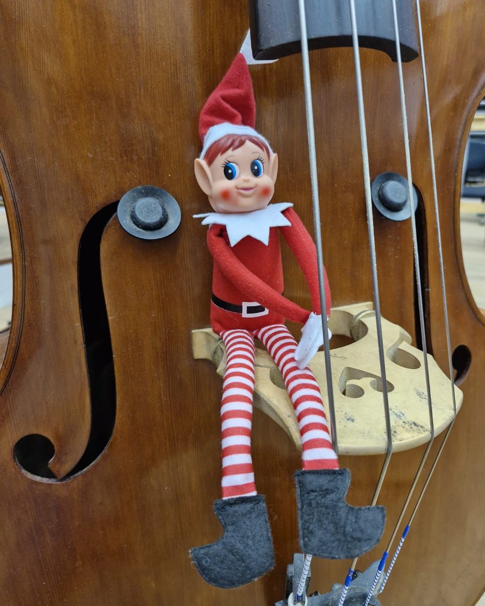 SalfordCouncil's tweet photo. Our elf is starting the day on a high note! 🎼

They’ve found themselves in a place where talented musicians are busy practicing for some incredible upcoming performances. Can you guess where they are? #ElfInSalford https://t.co/AApeO0XU8B
