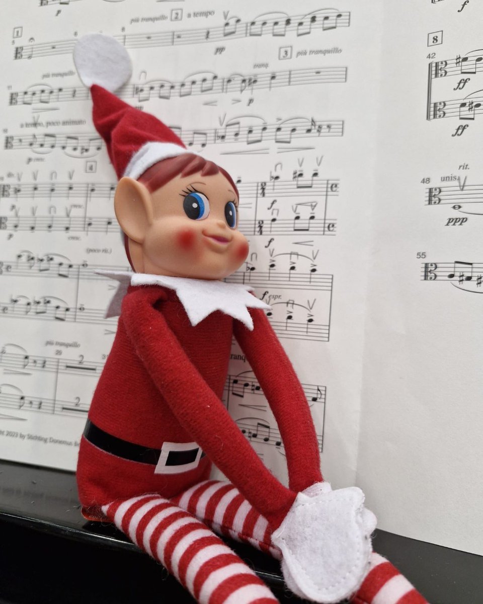 SalfordCouncil's tweet photo. Our elf is starting the day on a high note! 🎼

They’ve found themselves in a place where talented musicians are busy practicing for some incredible upcoming performances. Can you guess where they are? #ElfInSalford https://t.co/AApeO0XU8B