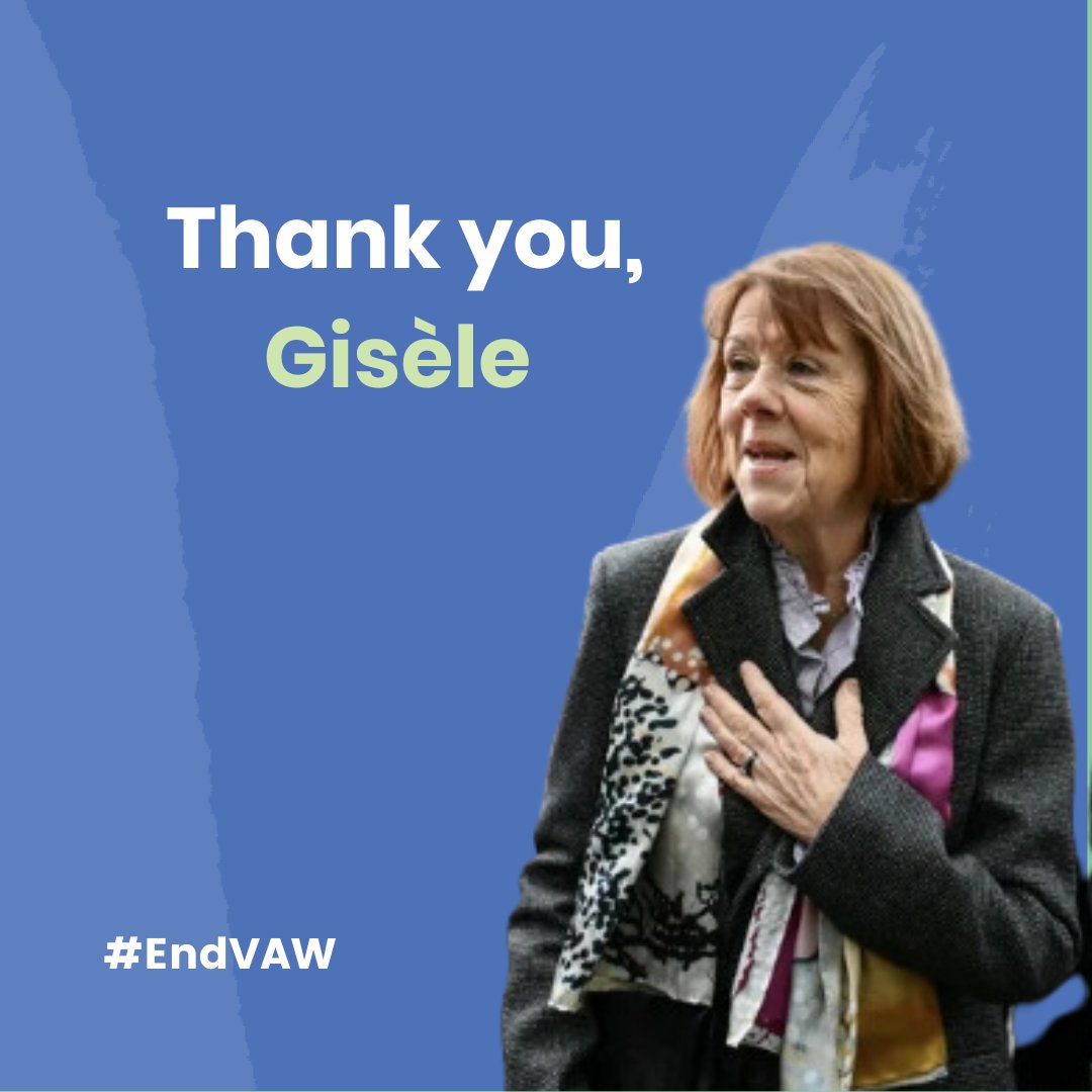 NWCI's tweet photo. Dominique Pelicot has been found guilty of drugging, raping, &amp; facilitating other men to rape his wife, Gisèle Pelicot, for nearly a decade. Gisèle bravely waived her right to a closed trial, facing her abuser. Her courage sparks vital conversations on consent &amp; survivor strength https://t.co/yhq2fu5okJ