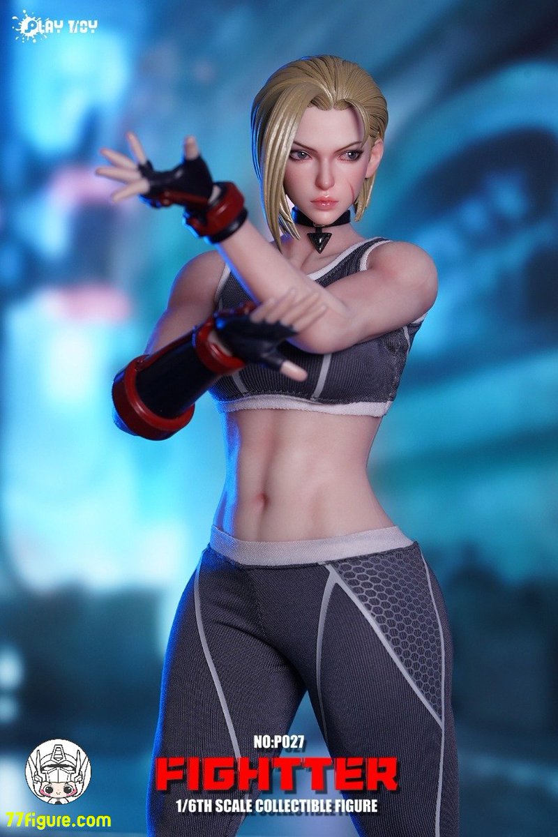 PLAY TOY ストリートファイター　キャミィ 1/6 P020-A PLAY TOY P020-A グリーン キャミィ風 シームレスフィギュア Play Toy