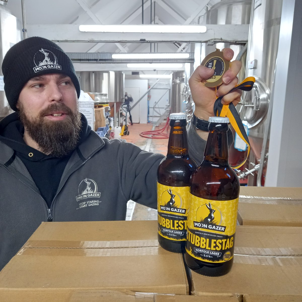 StubbleStag wins regional gold medal - read the full story :  moongazerale.co.uk/gold-delight-a…