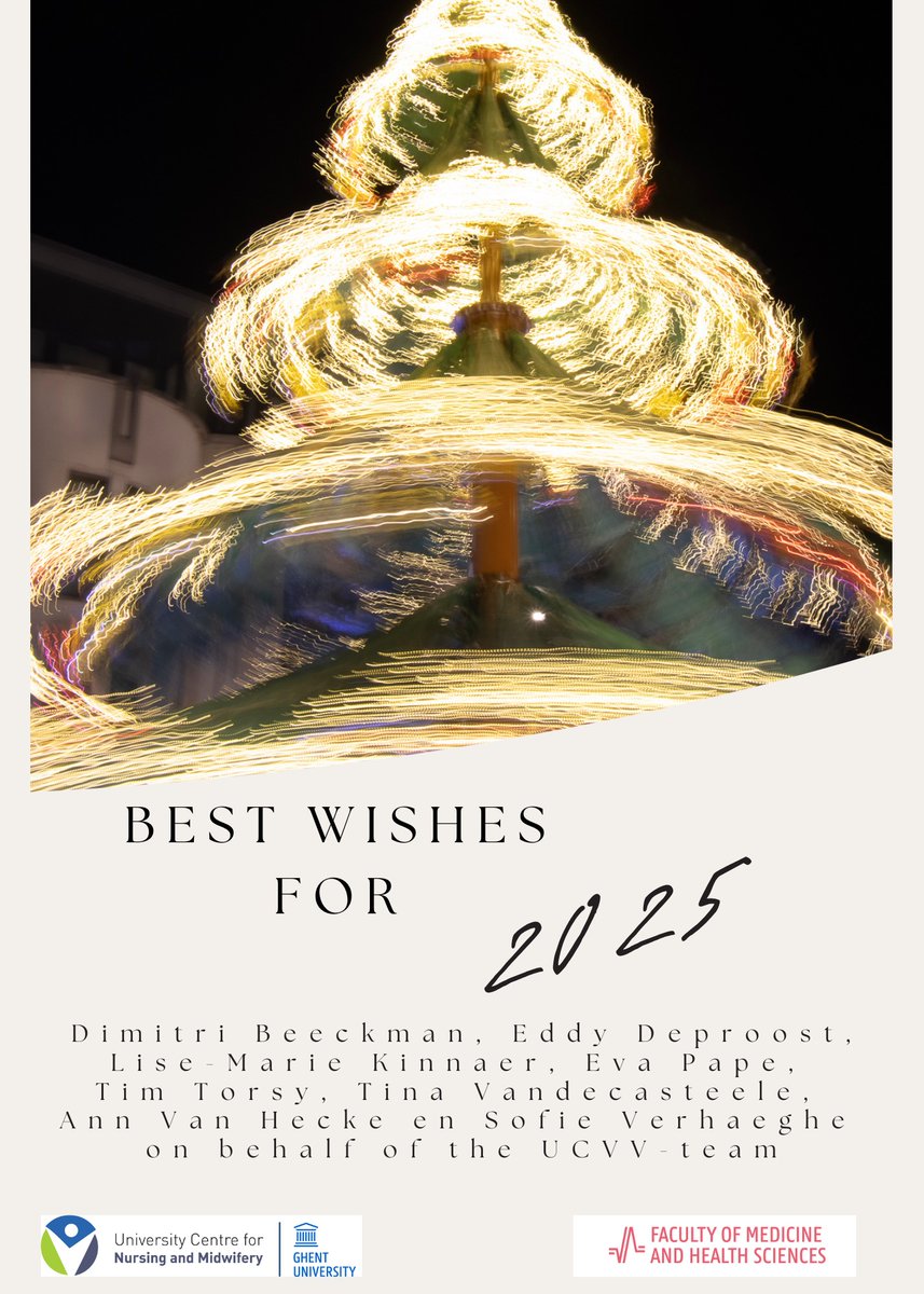 🎄 The University Centre for Nursing and Midwifery wishes you a happy and healthy 2025!🎄