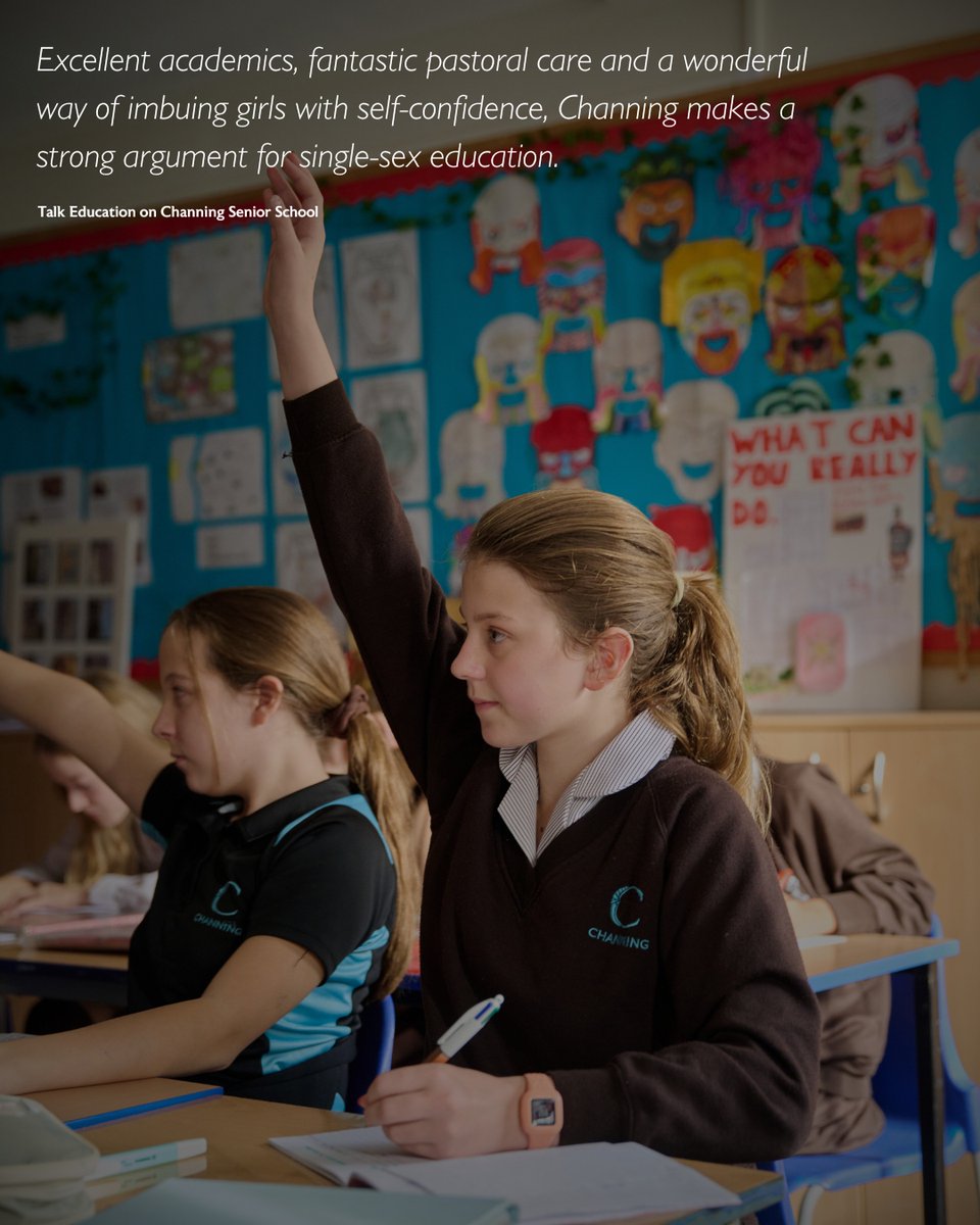 ChanningSchool's tweet image. "A visionary all-girls school full of extremely confident, capable and engaging young women, this north London gem knows just how to create a vibrant learning environment where no one gets left behind" Thank you @TalkEducationUK  for visiting our wonderful Senior School!