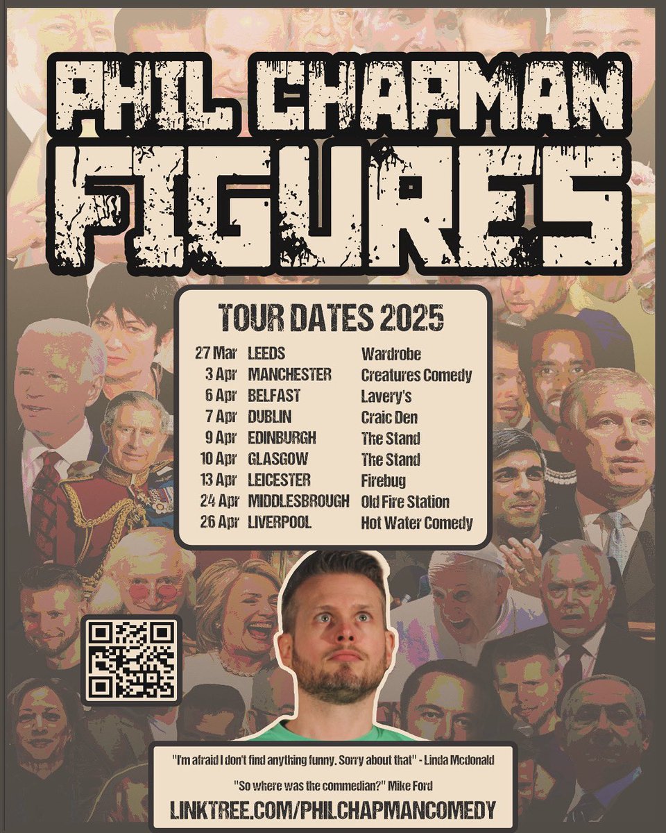 IAmPhilChapman's tweet photo. A second Phil Chapman tour has been announced. Come see me next year https://t.co/F4oL6zN2Zb