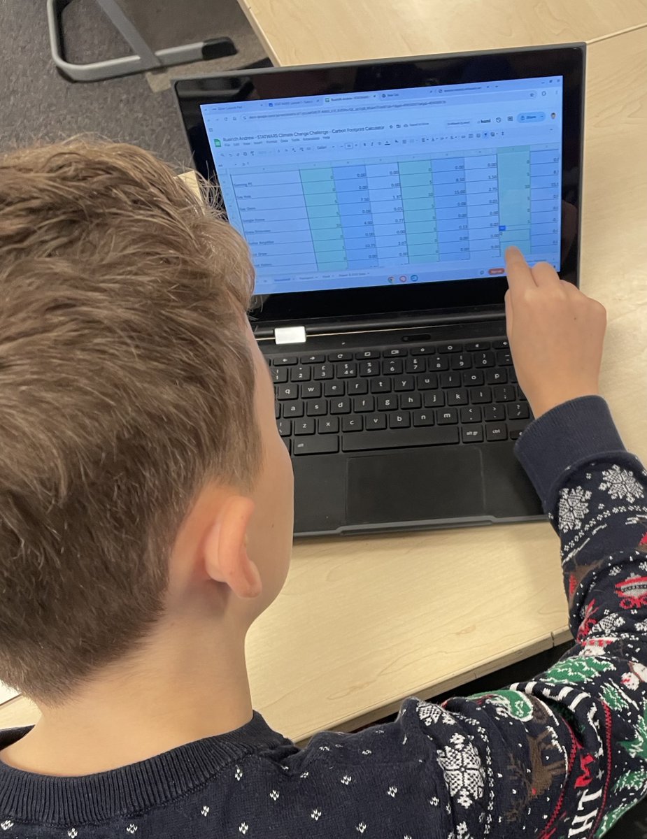Crookfur Primary (@crookfurprimary) on Twitter photo P7 Learning Journey has started with exploring what carbon footprint is. They have been calculating their own footprint by logging their energy usage, food consumption & mode of transport over the course of a week on Excel to help them with their STAT WARS <a href="/primaryengineer/">Primary Engineer</a> entry. P7 Learning Journey has started with exploring what carbon footprint is. They have been calculating their own footprint by logging their energy usage, food consumption & mode of transport over the course of a week on Excel to help them with their STAT WARS <a href="/primaryengineer/">Primary Engineer</a> entry.