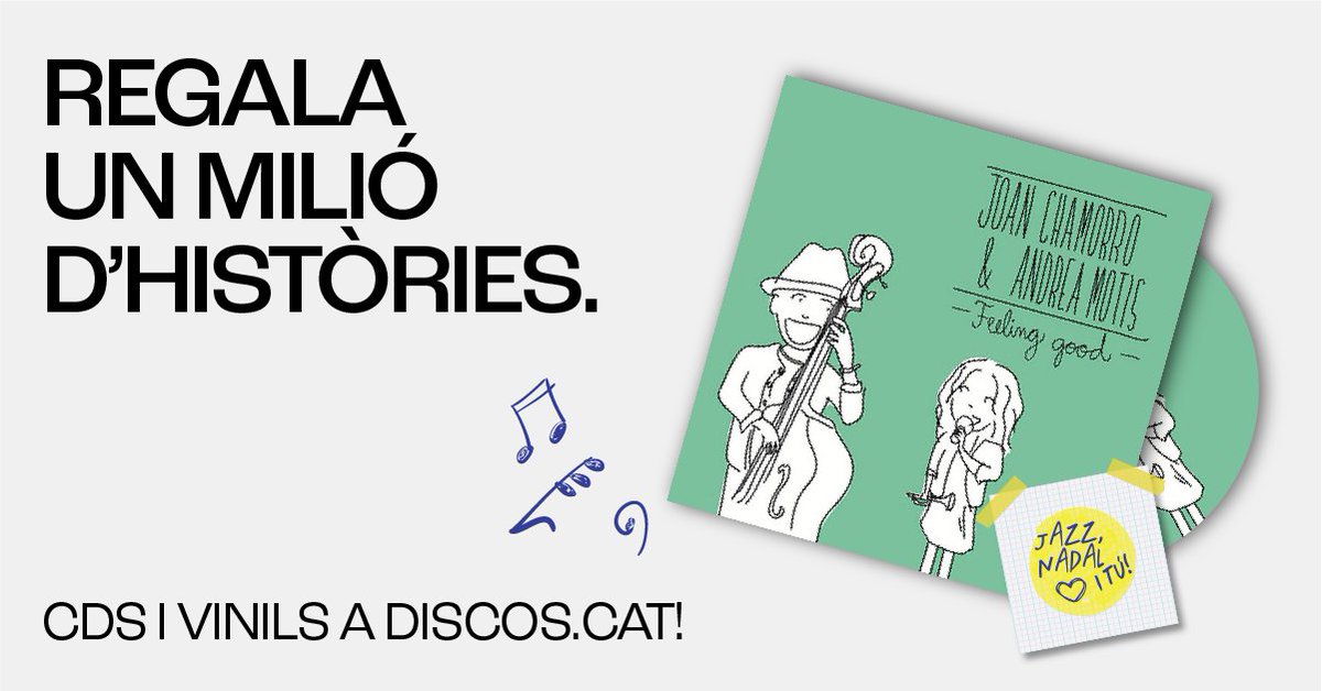 La combinació perfecta per gaudir de les vacances 🎷✨

Què esperes per fer-te amb aquest disc? discos.cat/disco/8254/fee…