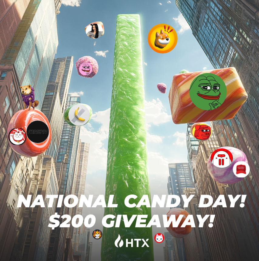 HTX_Global's tweet photo. 🥳Happy #NationalHardCandyDay

Enter our $200 Giveaway:

🍭Comment top hard candy crypto

🍭 Like + Tag Friends

🍭Follow @HTX_Global , we will DM winners!

good luck! https://t.co/q87kbrjI0V
