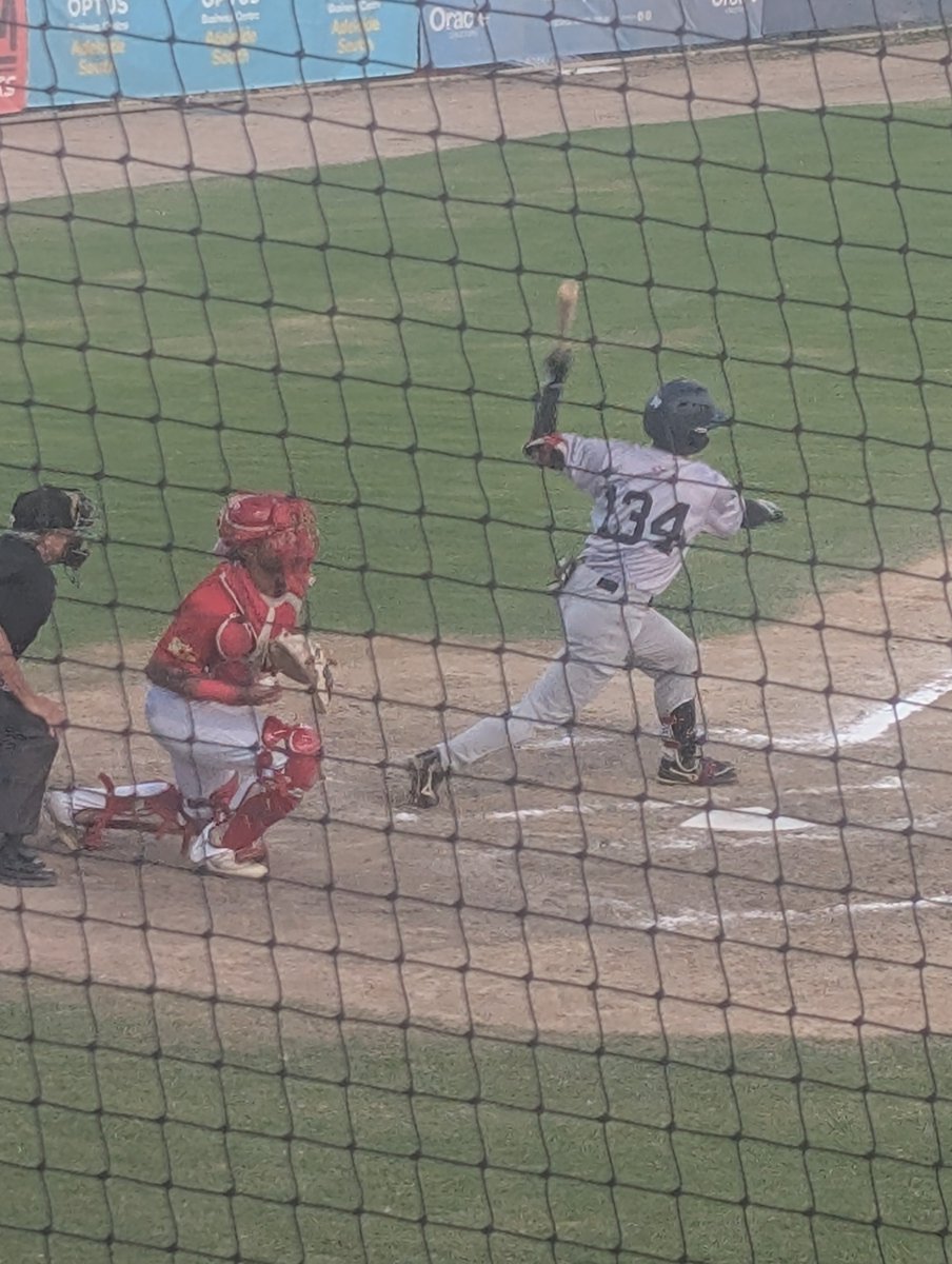 Number one hundred and thirty four! In a professional baseball game. Deal me out. 🫠🫠