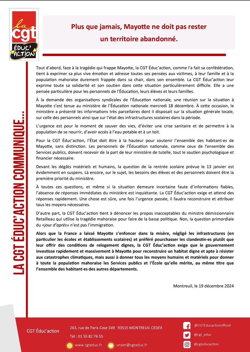 CGT-Éduc'action tweet media