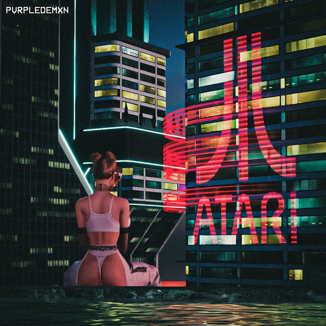 PvrpleDemxn's tweet image. #3dxchat #vintage #vaporwave #cybercity