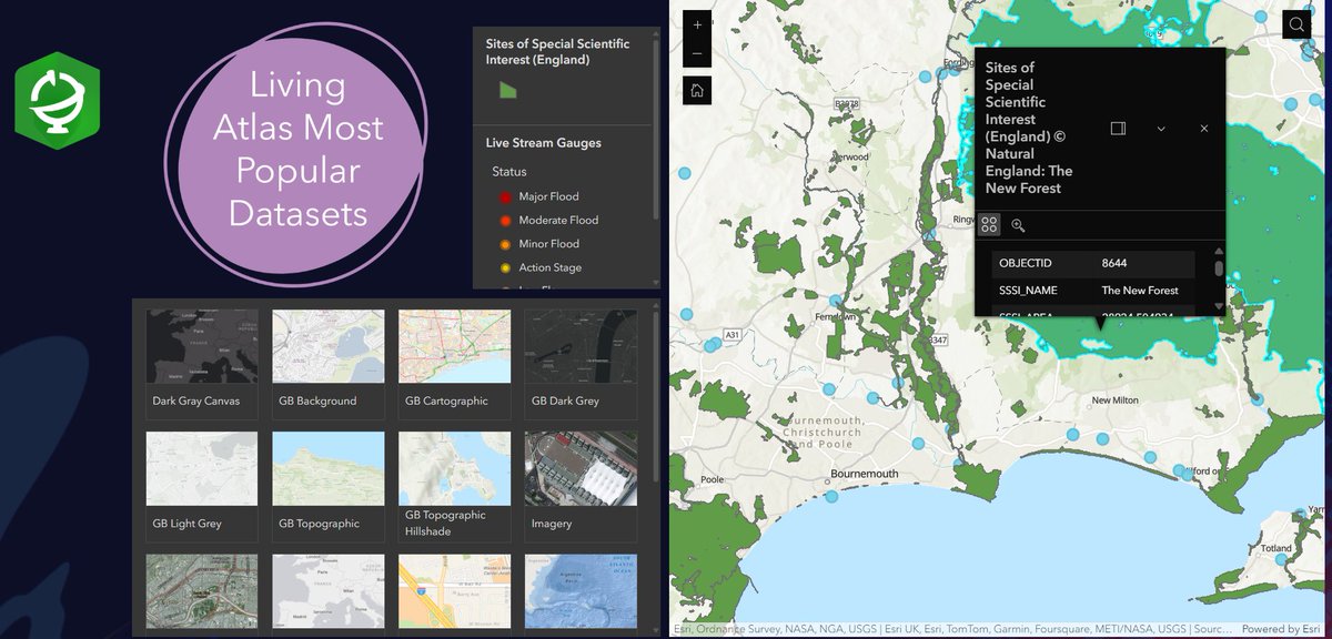 It's almost the end of the year... but we still have time for a round up of the 2024 Living Atlas of the World! Check out our experience builder application which showcases some of the highlights for this year:  esri.social/6wH050UryFJ