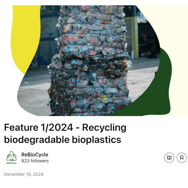 ReBioCycle's tweet image. 🗞️ News! Introducing the First Feature of the ReBioCycle Newsletter 🌍, dedicated to sharing insights and advancements from the ReBioCycle project and beyond quarterly:
shorturl.at/xHVTN