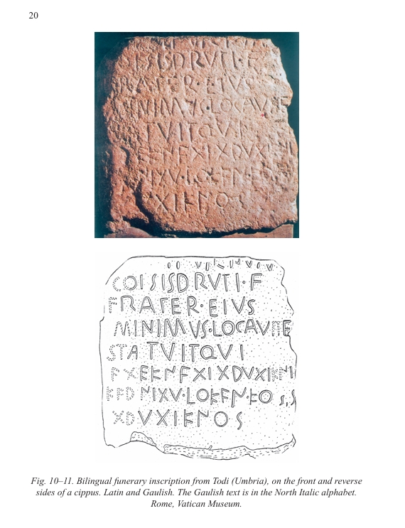 The Germanic runes may have been inspired by the Celts. The Celts