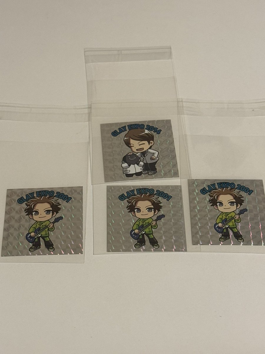 GLAYホロシール シークレット GLAY EXPO コレクション ホロシール