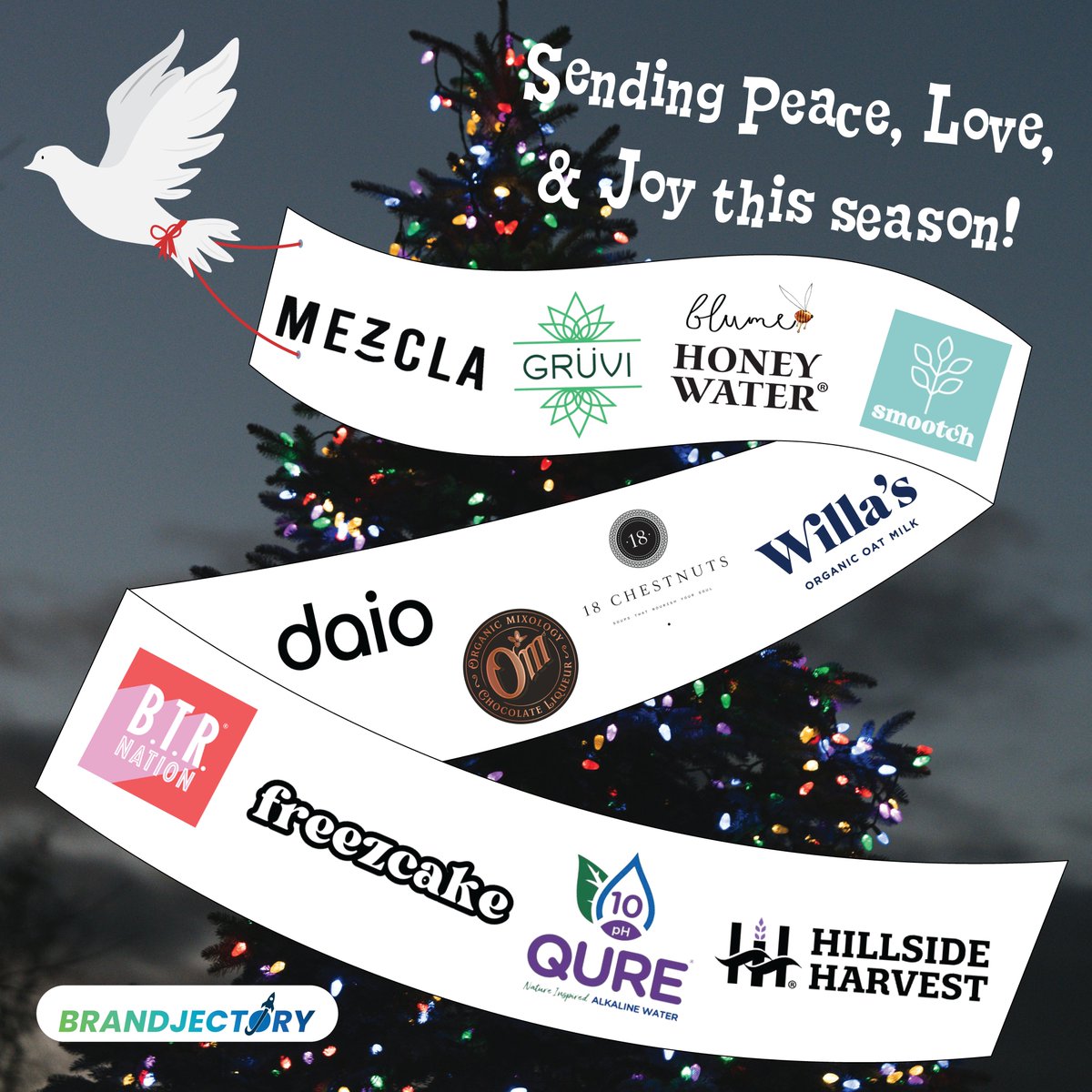 It wouldn't be the holidays without trying new tasty treats! Here a few more Brandjectory brands to add to your holiday table!

All the best from the Brandjectory Community!

#HAPPYHOLIDAYS #Christmas #MerryChristmas #HappyHanukkah #SeasonsGreetings #Christmas2024