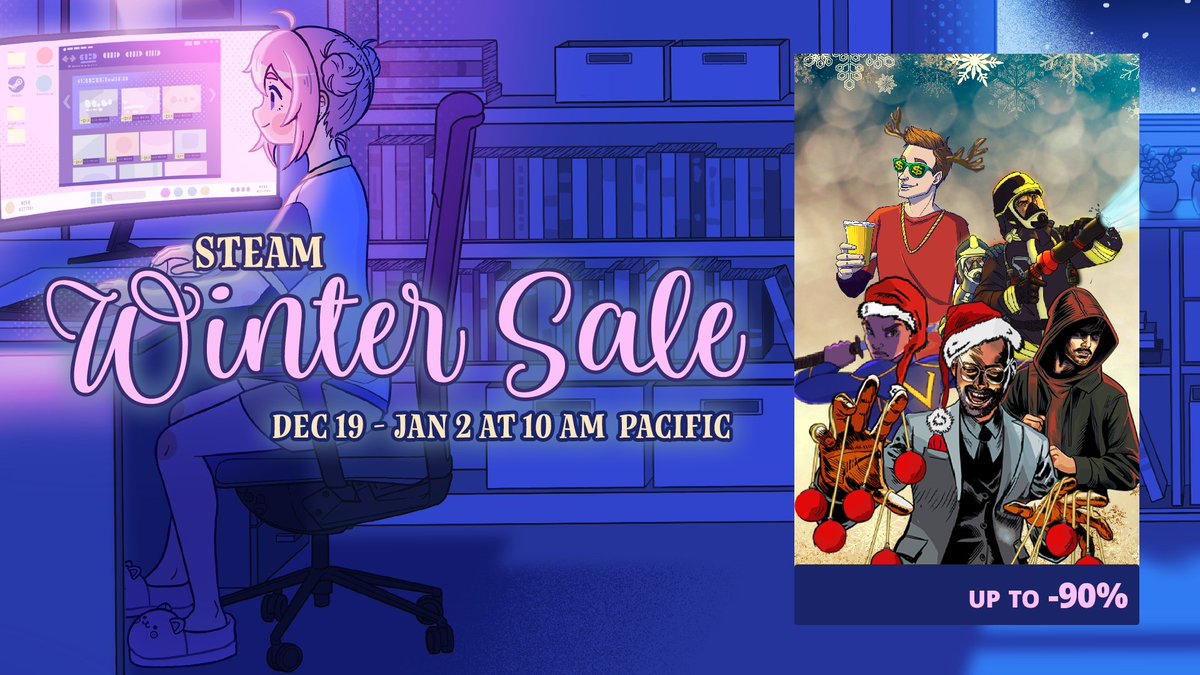 It’s <a href="/Steam/">Steam</a> #WinterSale! Looking for a cool gift? #BrewpubSimulator is now 40% off!

🍺 store.steampowered.com/app/1755180/Br…