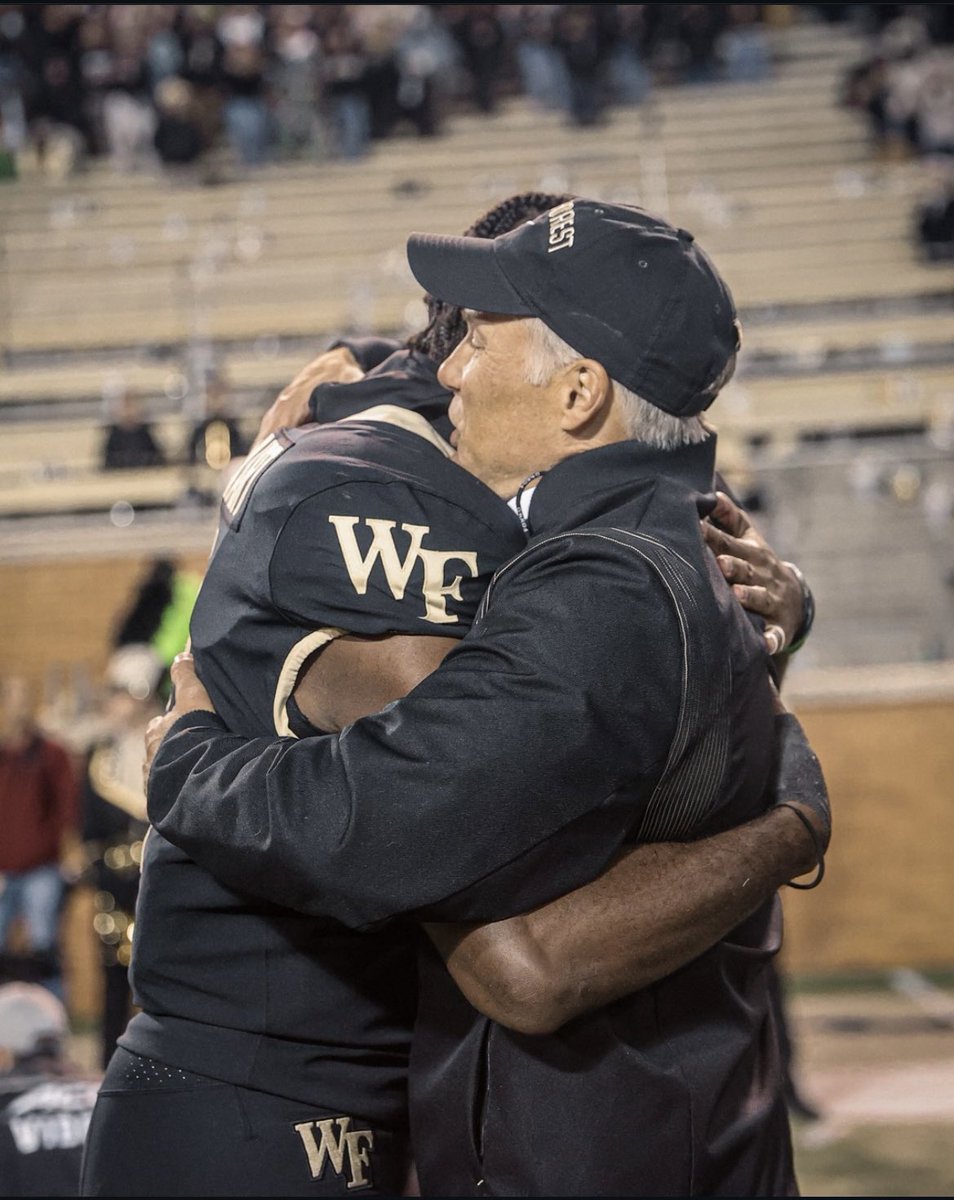 Thank you <a href="/CoachClawson/">Dave Clawson</a> &amp; <a href="/WakeFB/">Wake Forest Football</a> for giving me the best experience as a grad transfer 🔥

Congrats on a successful career, it was an honor to play for you Coach ✊🏾

Deacon Nation, let’s give a warm welcome to <a href="/CoachDickert/">Jake Dickert</a> and his family ! Y’all have my support 💯

#GoDeacs 🎩