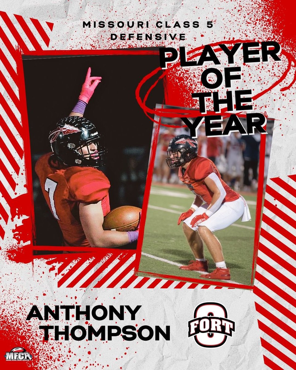 Fort Osage Indians (@fortofootball) on Twitter photo Congratulations <a href="/AThompson_7/">Anthony Thompson</a> for being selected 1st Team All State Linebacker and 5A DPOY Congratulations <a href="/AThompson_7/">Anthony Thompson</a> for being selected 1st Team All State Linebacker and 5A DPOY