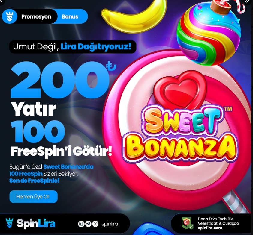 FireManTips's tweet image. 🎲Bugüne Özel 100 FreeSpin Sizleri Bekliyor!⚡️

🎲Sweet Bonanza ile Spinler Hiç Durmasın!⚡️

🎲200₺ Yatırımınızda 100 Freespin Sizin Olsun!⚡️

💯Giriş🤘cutt.ly/SpinLiraT1